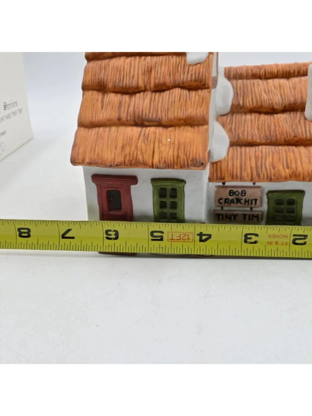 Dept 56 Dickens Heritage Village Bob Cratchit & Tiny Tim Cottage 1986 Boxed